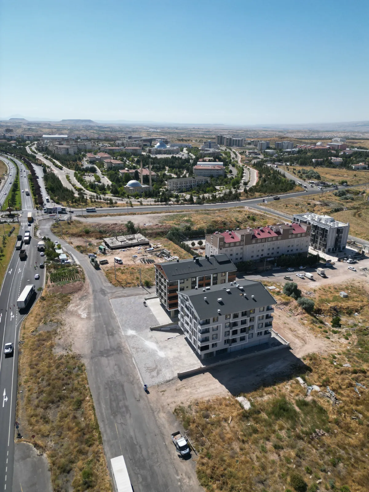 Nevşehir 2000 Evler Üniversite Yanı 1+1 70 m² Türk Hamamlı Lüks Kiralık Daire